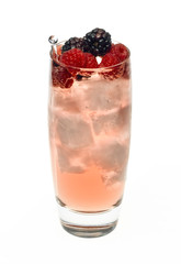 Cocktail on white