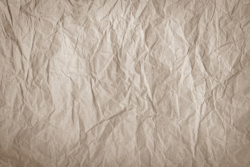 crumpled packaging paper