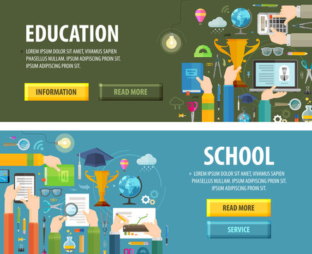 education vector logo design template. school or study icon