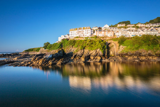 Sonnenaufgang in Looe, Cornwall - England