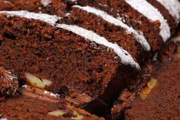 Chocolate and banana cake