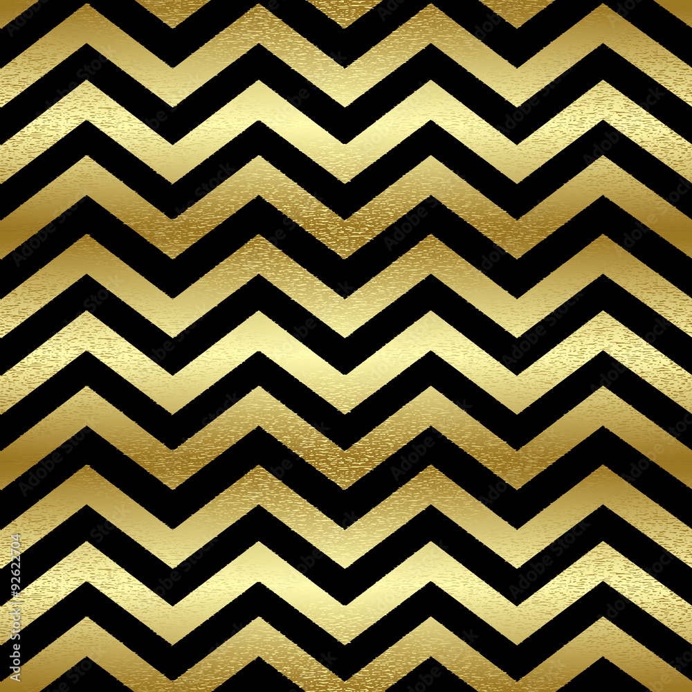 Poster pattern in zigzag.