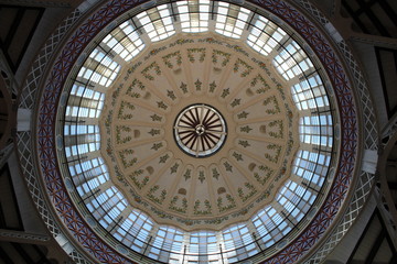 Techo del Mercado Central de Valencia