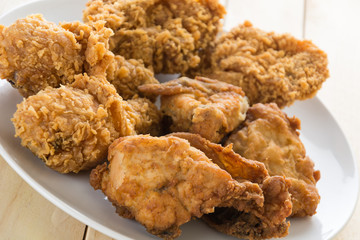 fried crispy chicken