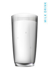 drink a glass of white milk