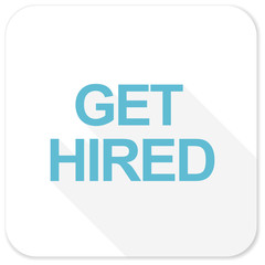 get higreen blue flat icon