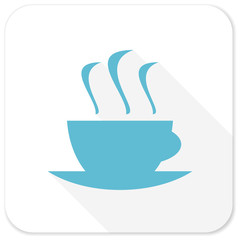 espresso blue flat icon