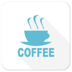 espresso blue flat icon