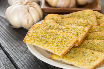 crispy bread garlic