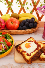 ヘルシーな朝食