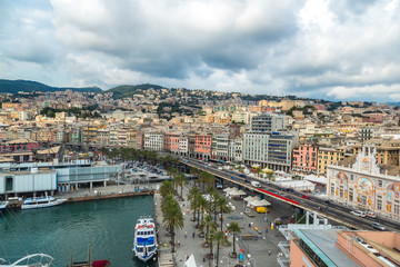 Port of Genoa in Italy