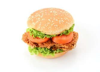 crispy chicken burger