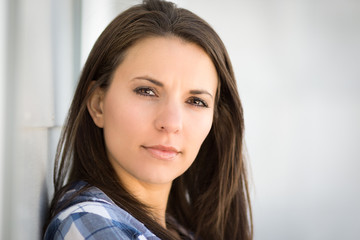 Beautiful Brunette Woman