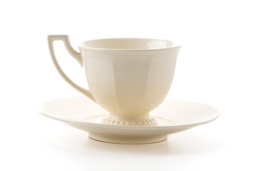 empty cup of coffee or mug