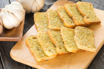 crispy bread garlic