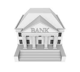 Bank Building Illustration