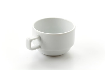 empty cup of coffee or mug