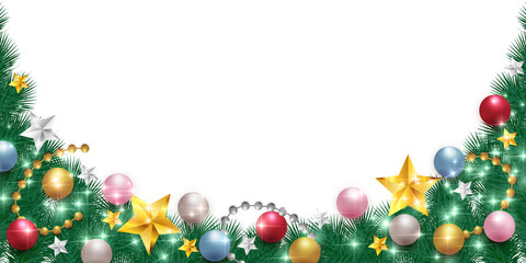 クリスマス　モミの木　背景