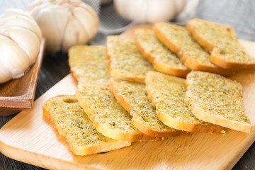 crispy bread garlic