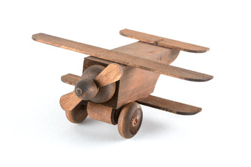 toy wooden plane
