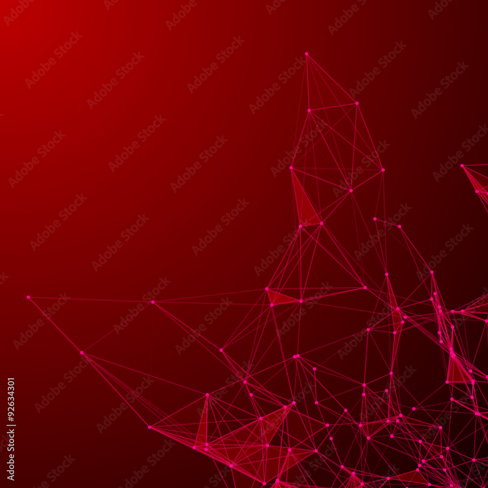 Poster Abstract background with dotted grid