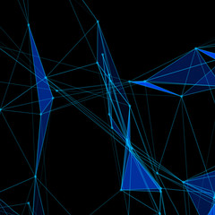 Abstract background with dotted grid