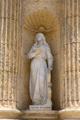 statue of catherine of alexandria,