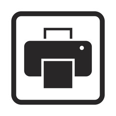 Obraz premium Printer icon