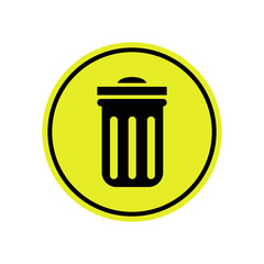 Trash can icon