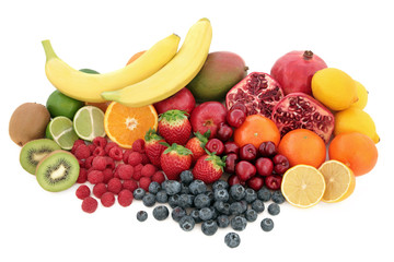 Naklejka na ściany i meble Healthy Fruit Superfood Selection