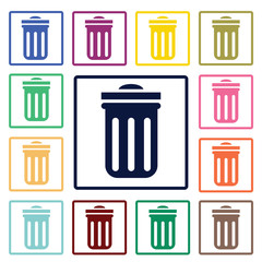 Trash can icon