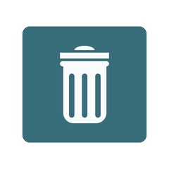 Trash can icon
