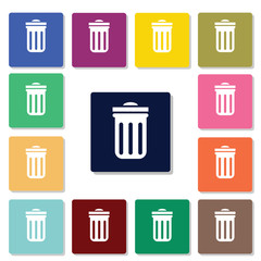 Trash can icon