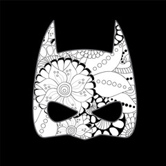 stock vector superhero isolated style icon. path design.