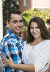 Obraz premium Young happy couple