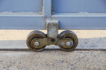 Wheeled vehicle of door