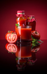 Fresh tomato juice