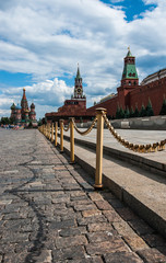 Red square view