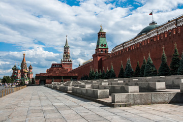 Red square view