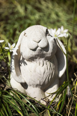 ceramic garden rabbit