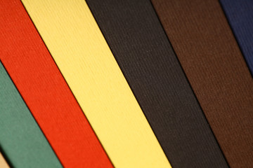 Fototapeta premium Colored paper stripes