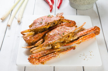 asian style spicy chilli crab