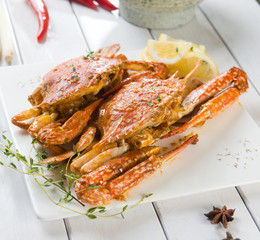 asian style spicy chilli crab