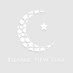 Islamic New Year Vector Template