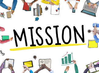 Mission Success Target Aim Goal Concept