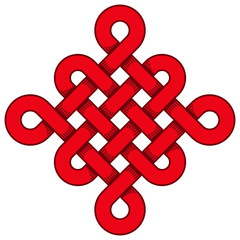 A Chinese knot vector illustration