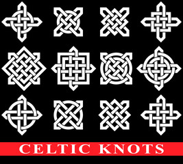 Celtic knots collection for your logo, design or project (vector illustration)