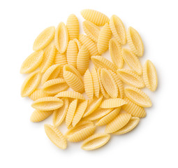 uncooked italian pasta