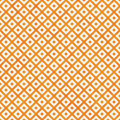 Orange and White Diagonal Squares Tiles Pattern Repeat Backgroun