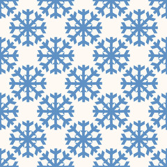seamless snowflake pattern